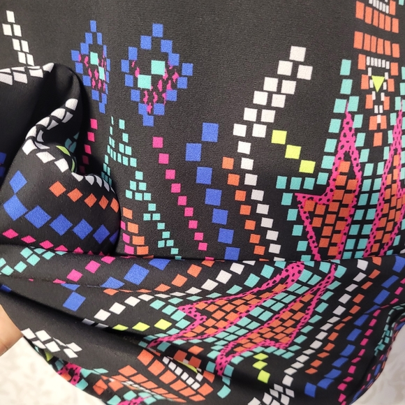 Xhilaration Multicolor Mixed print Dress - Picture 4 of 8